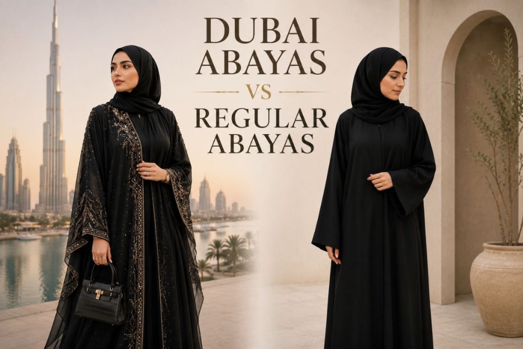 Dubai Abayas VS Regular Abayas: What’s the Difference Between Them?