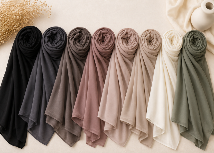 Modal hijabs that look elegant​